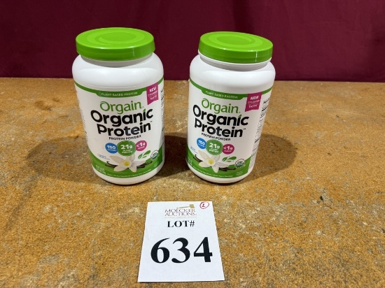 ORGAIN ORGANIC PROTEIN POWDER VANILLA 43.8 OZ