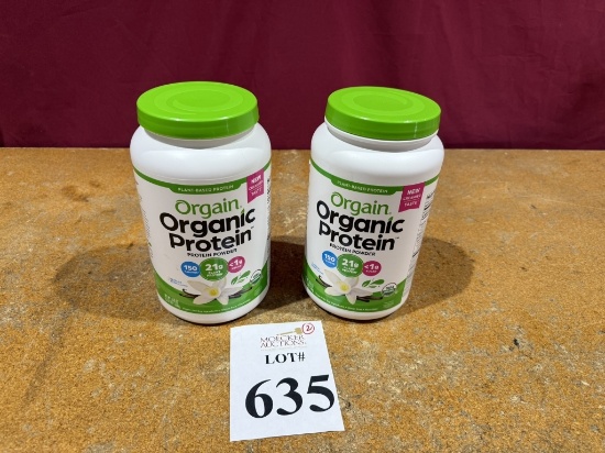 ORGAIN ORGANIC PROTEIN POWDER VANILLA 43.8 OZ
