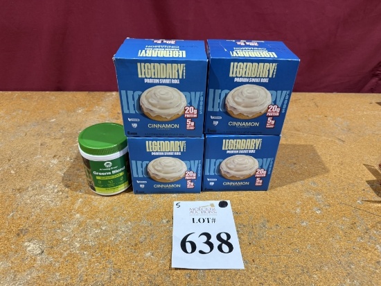 LOT CONSISTING OF (5) BOXES OF LEGENDARY FOODS