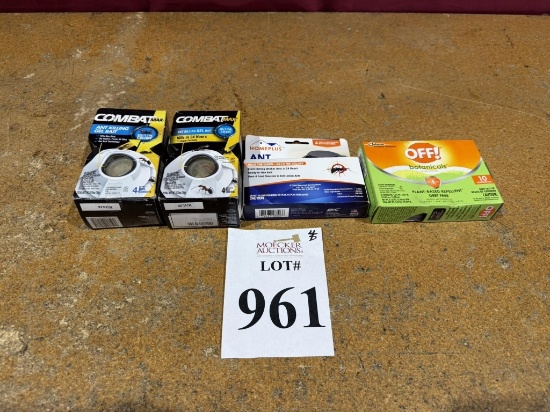 LOT CONSISTING OF (3) ANT KILLER BAIT AND STATIONS
