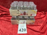 CASES OF KERR 16 OZ MASON JARS (12 JARS PER CASE)