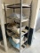 MEDIUM DUTY SHELVING RACK WITH CONTENTS