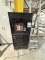 METAL STORAGE CABINET ON CASTERS