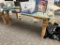 BAMBOO TABLE WITH GLASS TOP