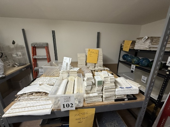 LOT CONSISTING OF ASSORTED TILES AND SAMPLES