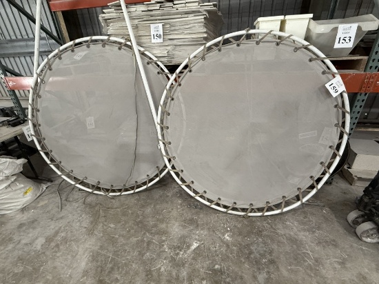 LOT CONSISTING OF (2) SUN SHADES 60" ROUND