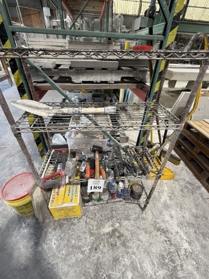 METRO RACK WITH CONTENTS