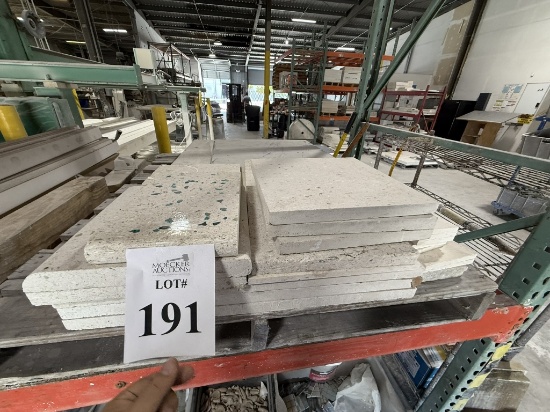 LOT CONSISTING OF ASSORTED SIZE TILES