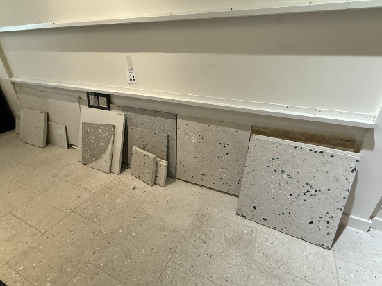 LOT CONSISTING OF ASSORTED SIZE TILE SAMPLES