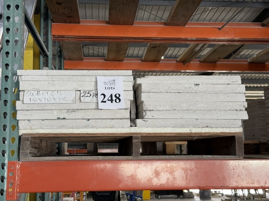 LOT CONSISTING OF SHELL STONE TILES