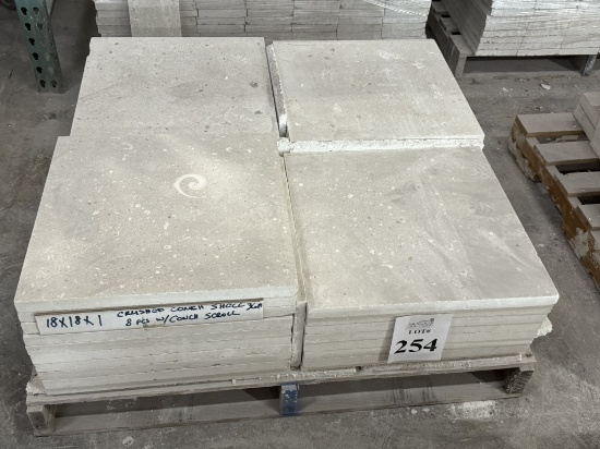 LOT CONSISTING OF SHELL STONE TILES