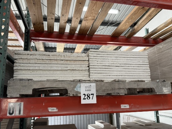 LOT CONSISTING OF ASSORTED SIZE SHELL STONE TILES