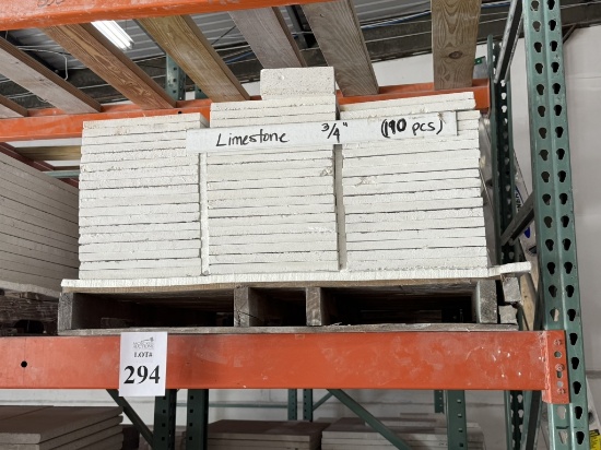 LOT CONSISTING OF SHELL STONE TILES