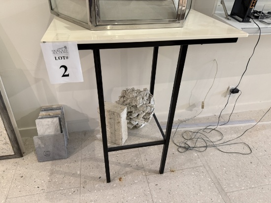 BAR HEIGHT SIDE TABLE