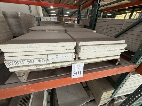 LOT CONSISTING OF SHELL STONE TILES