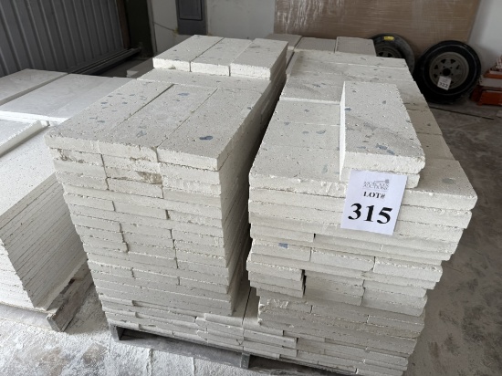 LOT CONSISTING OF SHELL STONE TILES