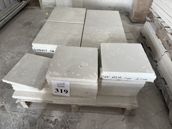 LOT CONSISTING OF SHELL STONE TILES