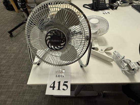 LOT CONSISTING OF ASSORTED DESKTOP FANS