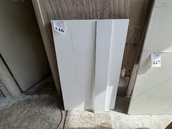 PIECES OF CORIAN MODERN WHITE