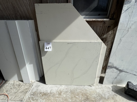 SLABS OF ASSORTED SIZE CORIAN
