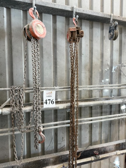 ASSORTED CHAIN HOISTS