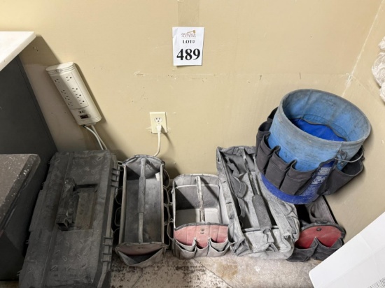 LOT CONSISTING OF ASSORTED TOOL BAGS (EMPTY)