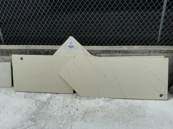 LOT CONSISTING OF ASSORTED SIZE CORIAN