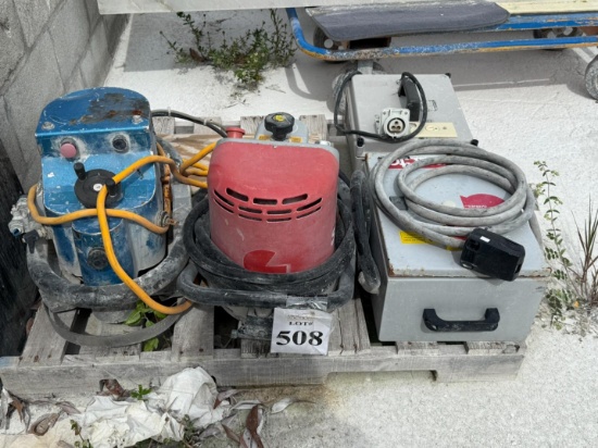 LOT CONSISTING PORTABLE STONE ROUTERS