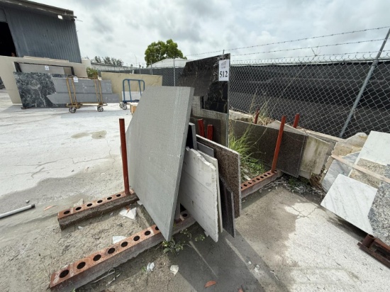 LOT CONSISTING OF ASSORTED SIZE CUT OFF OF GRANITE