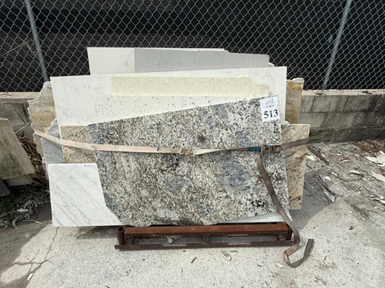 LOT CONSISTING OF ASSORTED SIZE CUT OFF OF GRANITE