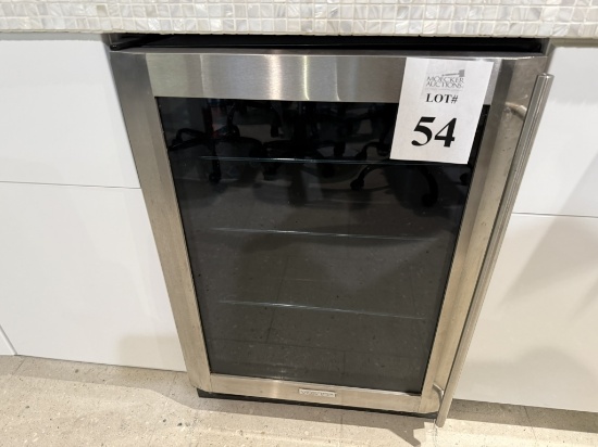 STAINLESS STEEL & GLASS DOOR BEVERAGE COOLER