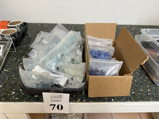 LOT CONSISTING OF GLASS ROCK SUPPLIES