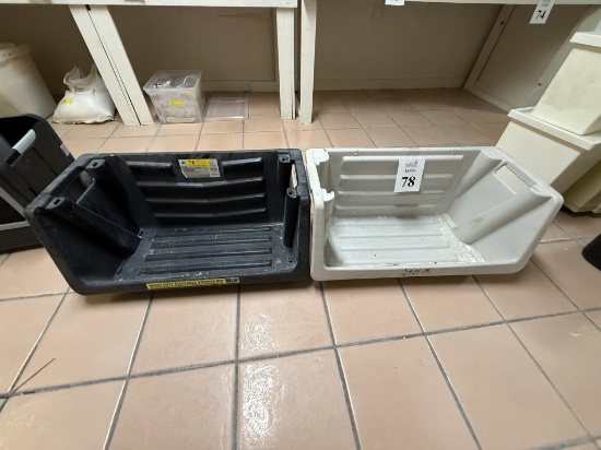LOT CONSISTING OF ASSORTED PLASTIC BINS