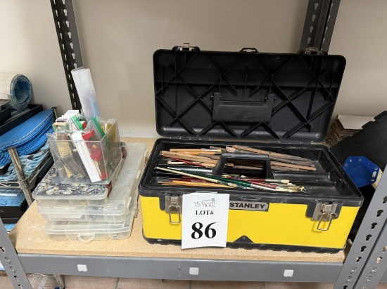 STANLEY TOOL BOX WITH CONTENTS