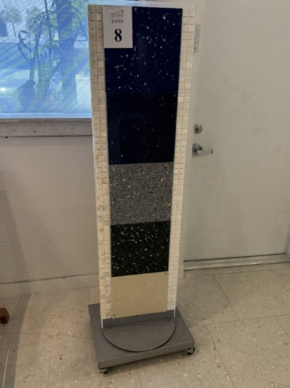 SAMPLE DISPLAY UNIT ON CASTERS