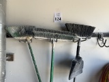 LOT CONSISTING OF ASSORTED BROOMS