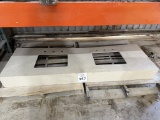DOUBLE SINK COUNTER TOP MADE OF ENGINEERED TILE