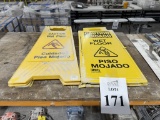 LOT CONSISTING OF CAUTION / WET FLOOR SIGNS