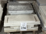 LOT CONSISTING OF ASSORTED SIZE SELL STONE TILES