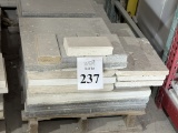 LOT CONSISTING OF ASSORTED SIZE SELL STONE TILES