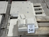 LOT CONSISTING OF ASSORTED SIZE SELL STONE TILES