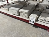 LOT CONSISTING OF ASSORTED SIZE SELL STONE TILES
