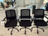 FABRIC AND MESH BACK OFFICE ROLLING CHAIRS