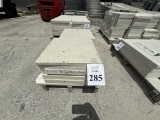 LOT CONSISTING OF SHELL STONE TILES WITH GLASS