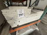 LOT CONSISTING OF SHELL STONE TILES WITH GLASS