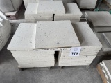 LOT CONSISTING OF SHELL STONE TILES WITH GLASS