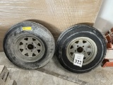 LOT CONSISTING OF TRAILER WHEELS