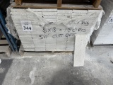 LOT CONSISTING OF ASSORTED SIZE SHELL STONE TILES