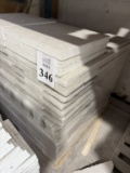 LOT CONSISTING OF ASSORTED SIZE SHELL STONE TILES