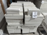 LOT CONSISTING OF ASSORTED SIZE SHELL STONE TILES